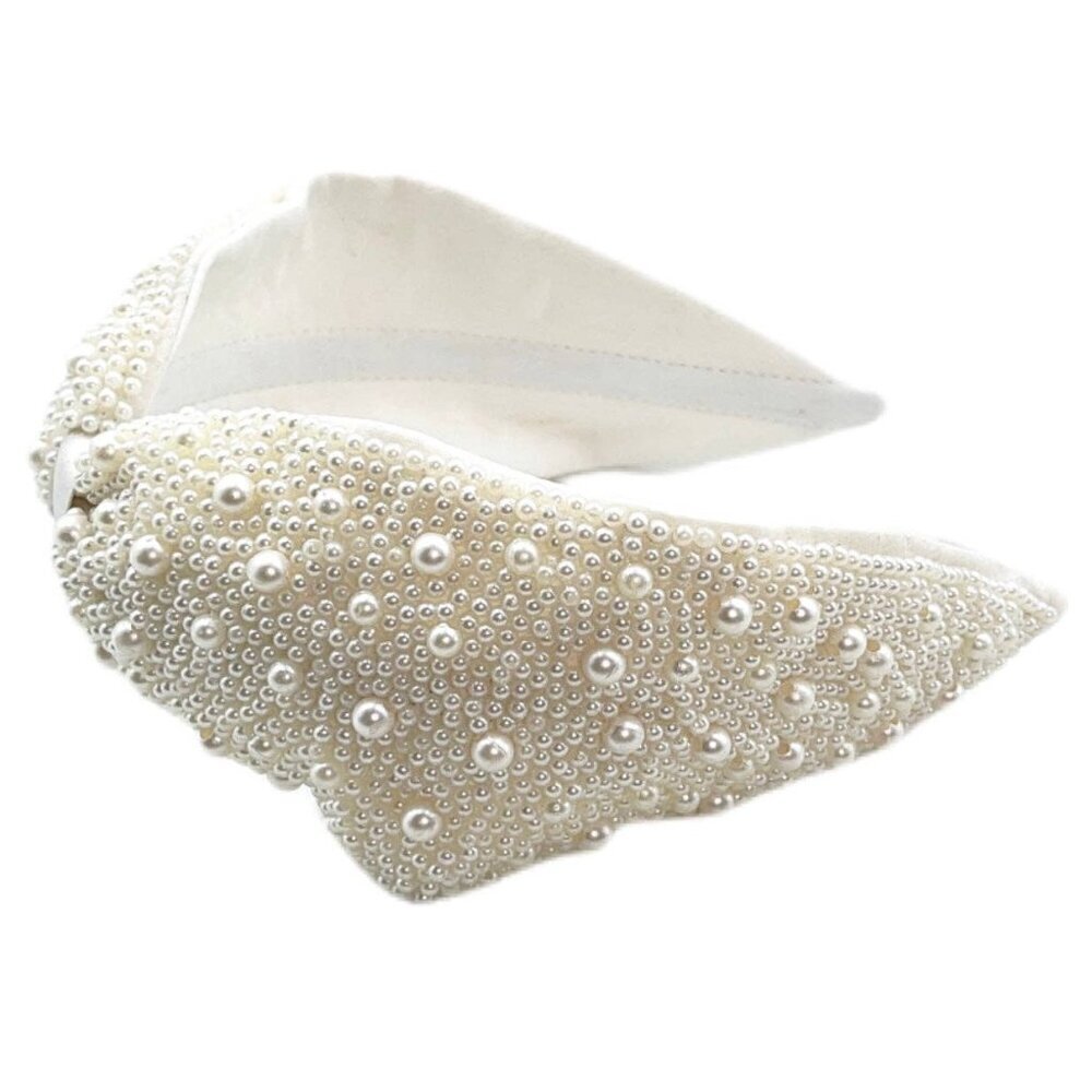 Full Pearl Wide Headband
